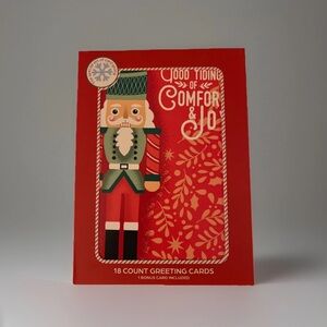 Premium Boxed Holiday Christmas Greeting Cards, Nutcracker